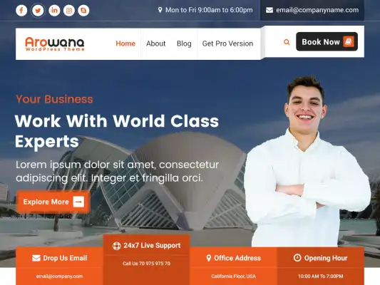 Business Website sample 3